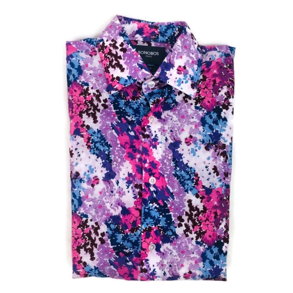 Bonobos Stretch Slim Fit Floral Button Down Shirt